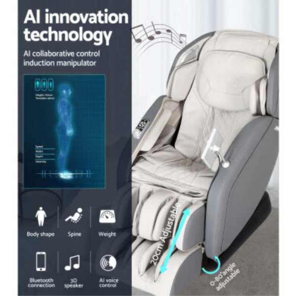 4D Heated Massage Chair | Zero Gravity | 120Kg Weight Capacity